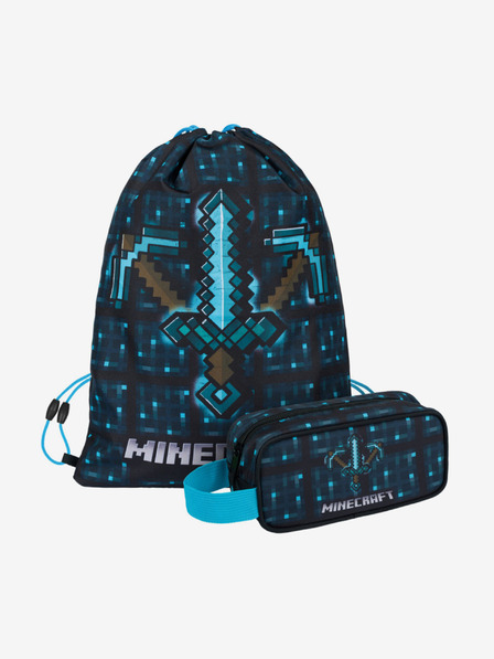 BAAGL  Minecraft 2 Blue Axe and Sword Peračník