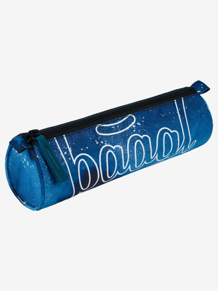 BAAGL  Modrý študentský kufrík Baagl Steel