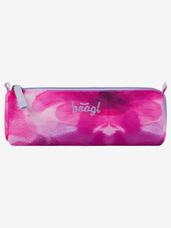 BAAGL  Ružové študentské puzdro Baagl Maľovanie