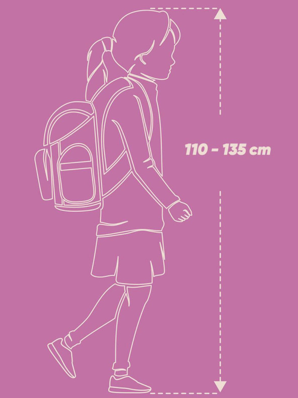 BAAGL  Ružová školská súprava Ergo - aktovka, púzdro, taška Baagl Flamingos