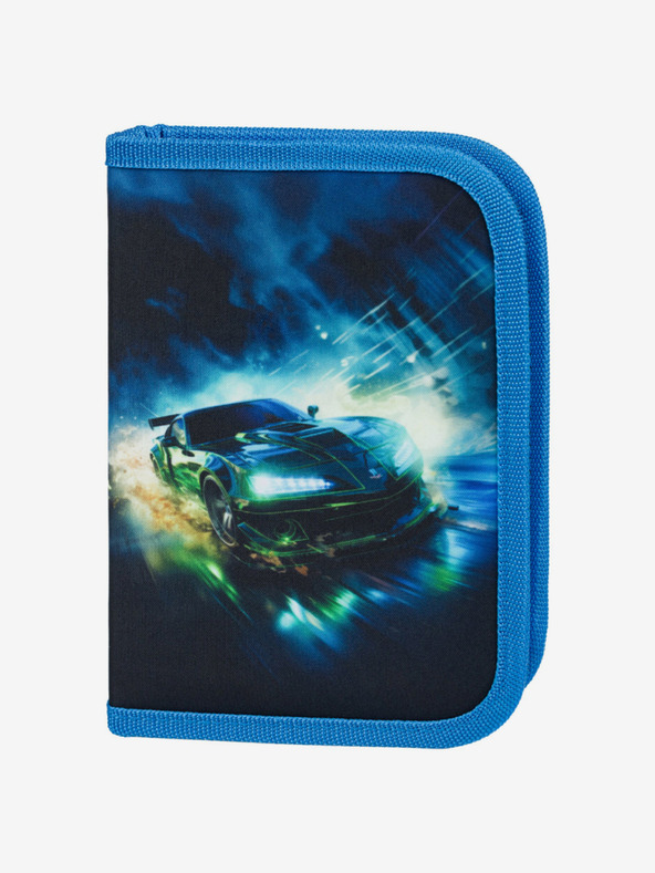 BAAGL  Čierny školský set Zippy - aktovka, peračník, taška Baagl Závodné auto