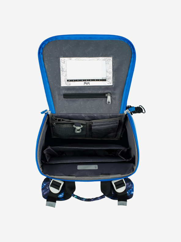 BAAGL  Čierny školský set Zippy - aktovka, peračník, taška Baagl Závodné auto