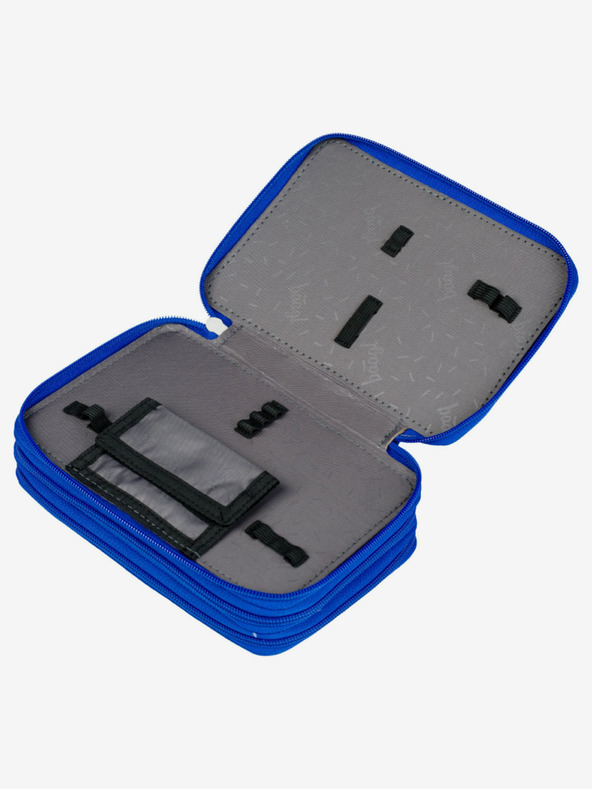 BAAGL  Modrý školský peračník 3-poschodový Baagl Roboti