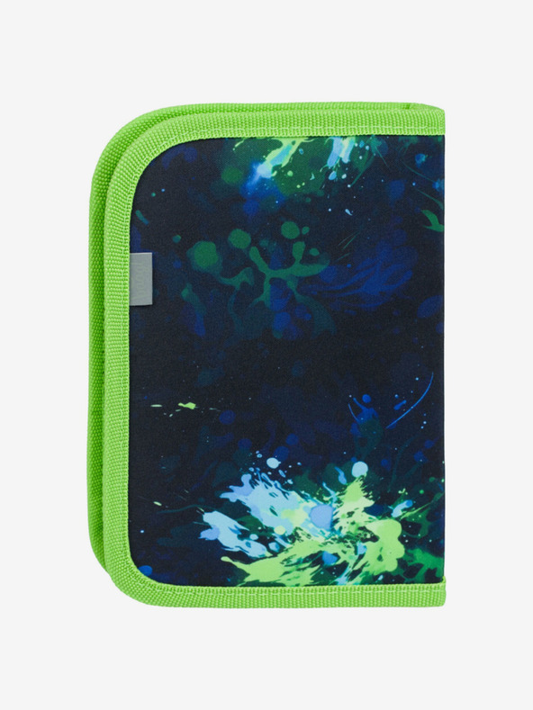 BAAGL  Zelený školský peračník jednoposchodový Baagl Futbalista