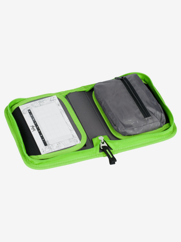 BAAGL  Zelený školský peračník jednoposchodový Baagl Futbalista