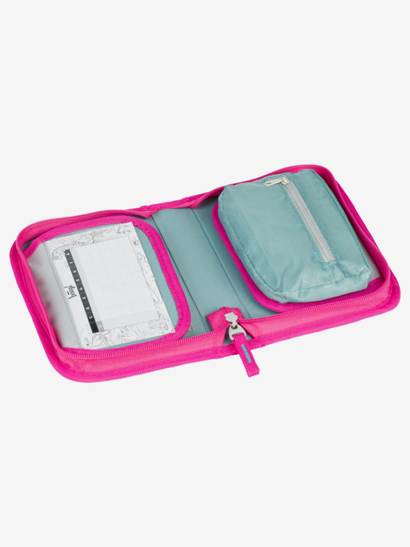 BAAGL  Ružový školský peračník Baagl Plameniaci jednoposchodový