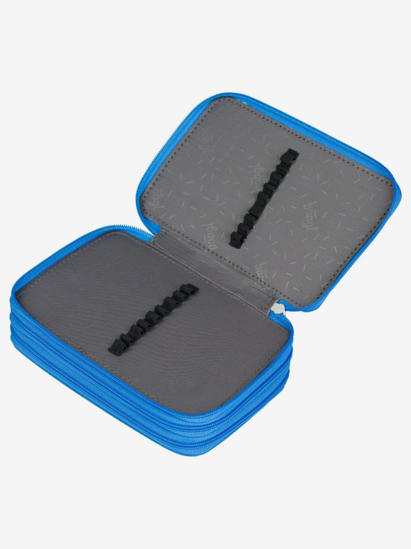 BAAGL  Modrý školský peračník trojposchodový Baagl Závodné auto