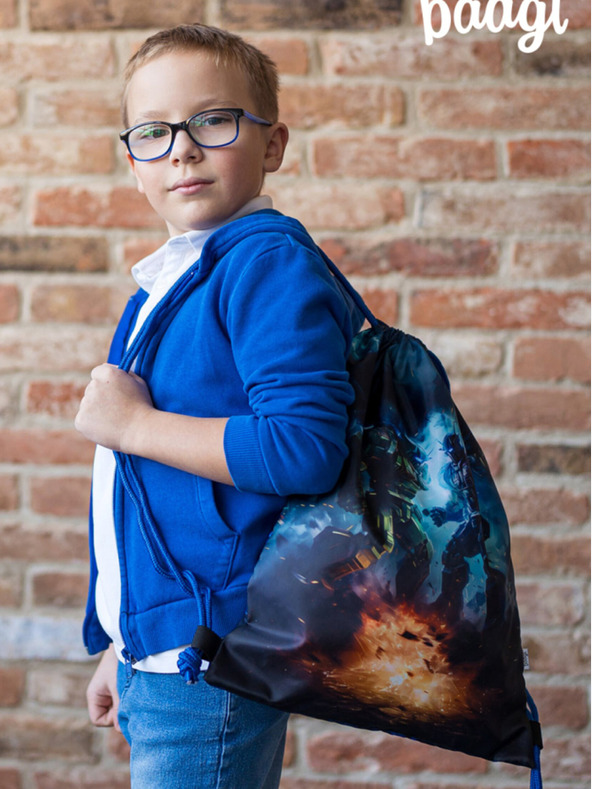 BAAGL  Čierna taška Baagl Roboti