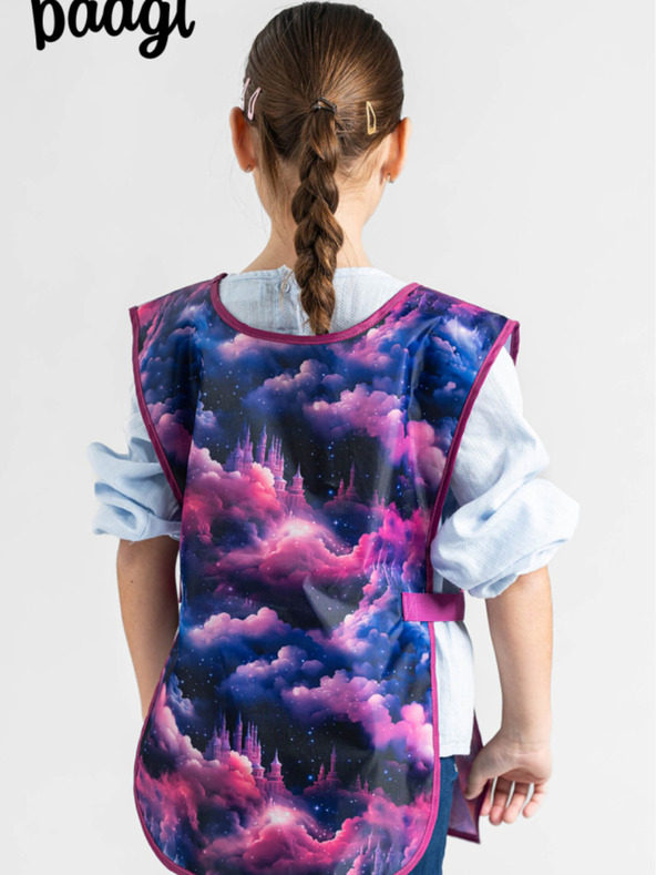 BAAGL  Fialová detská zástera Baagl Unicorn Kingdom