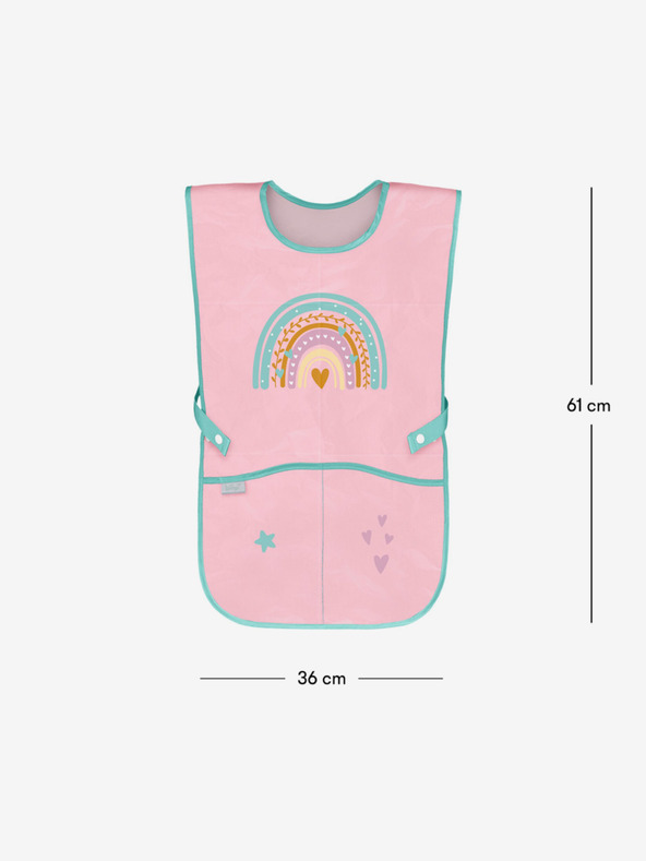 BAAGL  Ružová detská zástera Baagl Rainbow