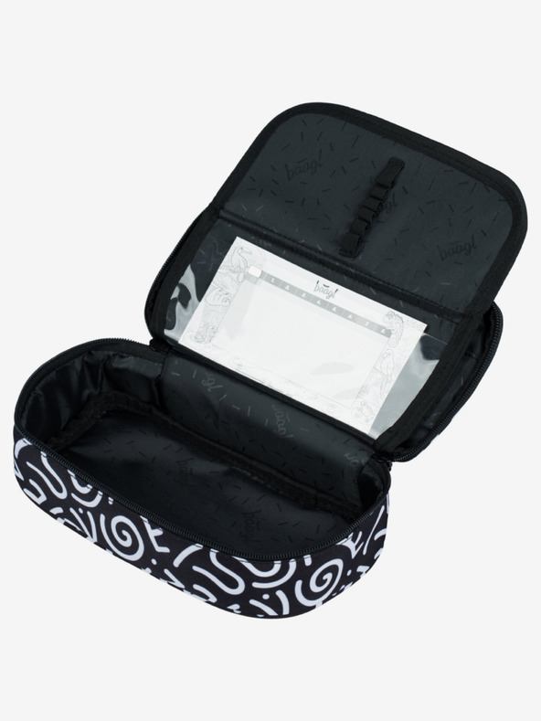 BAAGL  Čierny školský peračník Baagl Element