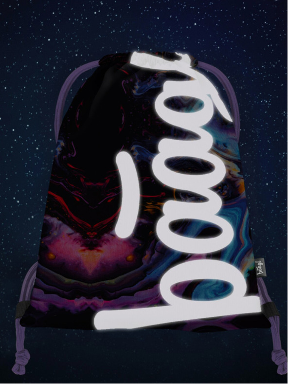 BAAGL  Fialová taška Baagl Marble