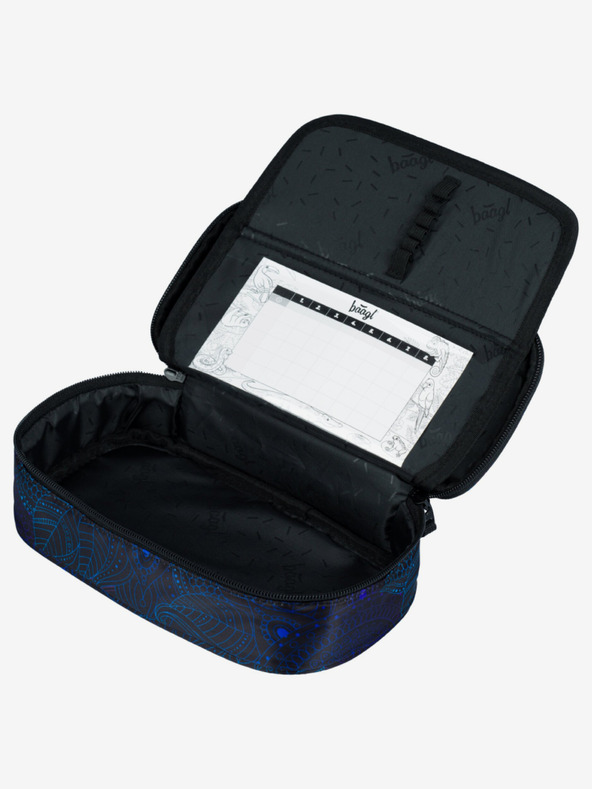 BAAGL  Čierny školský peračník Baagl Zen