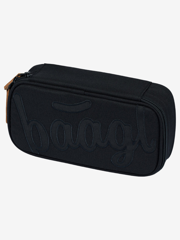 BAAGL  Šedý školský set - batoh, penál, taška Baagl Skate Darkness