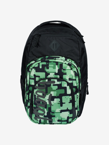 BAAGL  Čierny batoh Baagl Coolmate Green