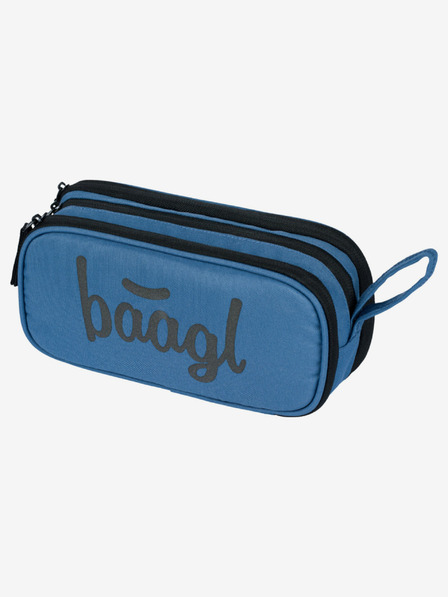 BAAGL  Modrý študentský penál etue ocean blue Baagl