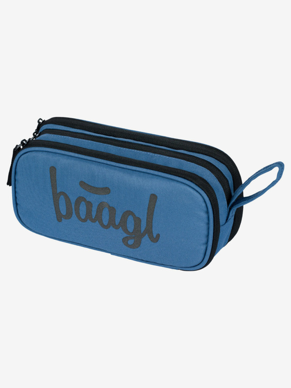 BAAGL  Modrý študentský penál etue ocean blue Baagl