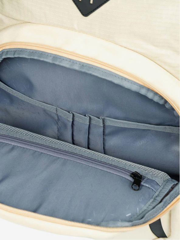 BAAGL  Béžový školský set - batoh, penál, taška Baagl Coolmate Beige