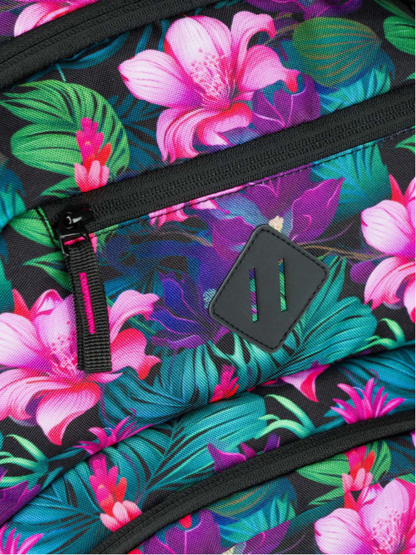 BAAGL  Školský kvetinový set - batoh, peračník, taška Baagl Coolmate Paradise