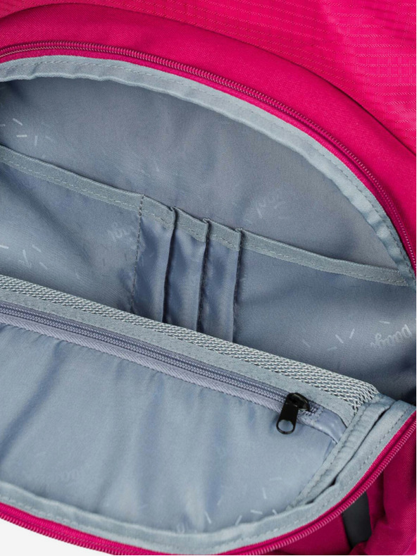 BAAGL  Červená školská súprava - batoh, peračník, taška Baagl Coolmate Ruby