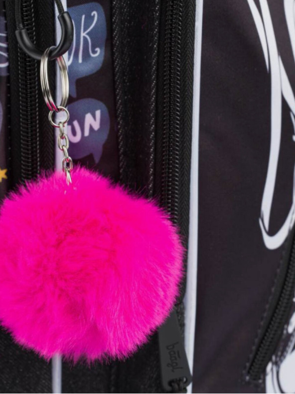 BAAGL  Čierny 3 set tenisky: batoh, penál a taška Baagl