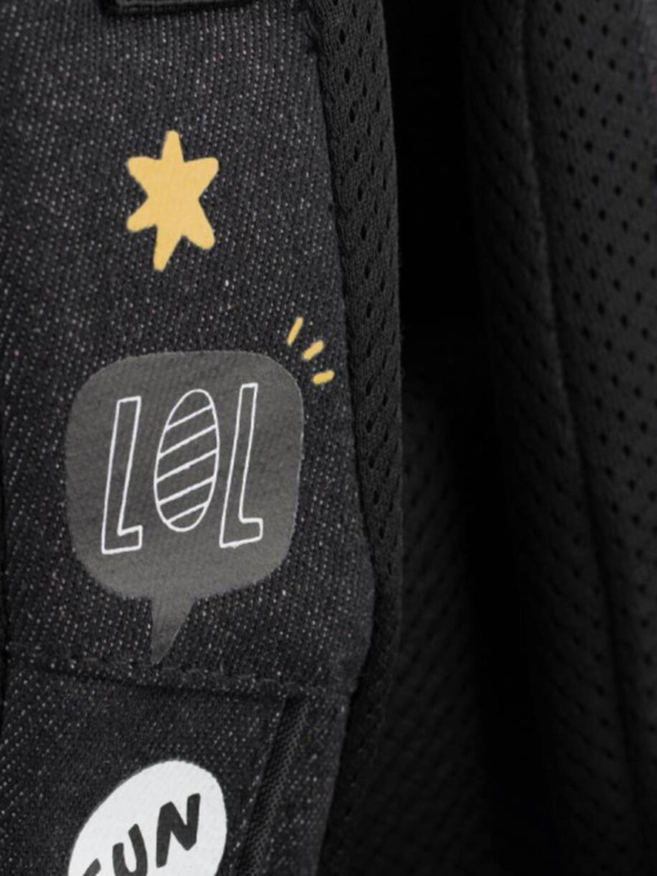 BAAGL  Čierny 3 set tenisky: batoh, penál a taška Baagl