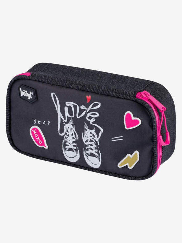 BAAGL  Čierny 3 set tenisky: batoh, penál a taška Baagl