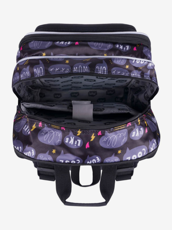 BAAGL  Čierny 3 set tenisky: batoh, penál a taška Baagl