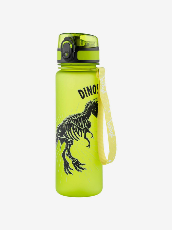 BAAGL  Zelená Tritanová fľaša na pitie Dinosaury, 500 ml Baagl