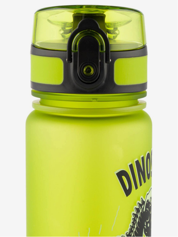 BAAGL  Zelená Tritanová fľaša na pitie Dinosaury, 500 ml Baagl