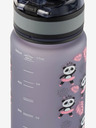 BAAGL  Sivá tritanová fľaša na pitie panda, 500 ml Baagl