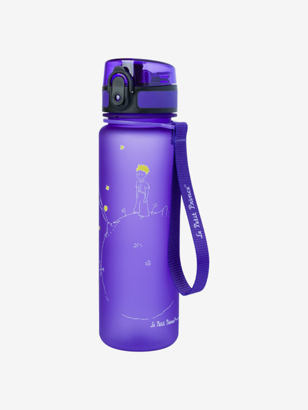 BAAGL  Fialová tritanová fľaša na pitie malý princ, 500 ml Baagl