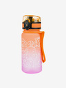 BAAGL  Oranžová fľaša na pitie Tritan Gradient Animals, 350 ml Baagl
