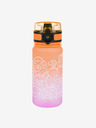 BAAGL  Oranžová fľaša na pitie Tritan Gradient Animals, 350 ml Baagl