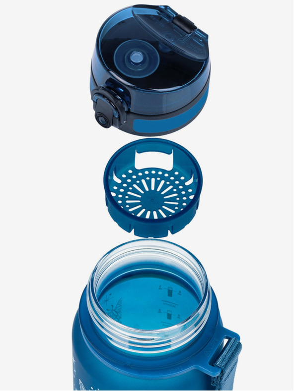 BAAGL  Modrá tritanová fľaša na pitie gradient motýľ, 350 ml Baagl