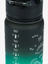 BAAGL  Zelená tritanová fľaša na pitie gradient dino, 350 ml Baagl