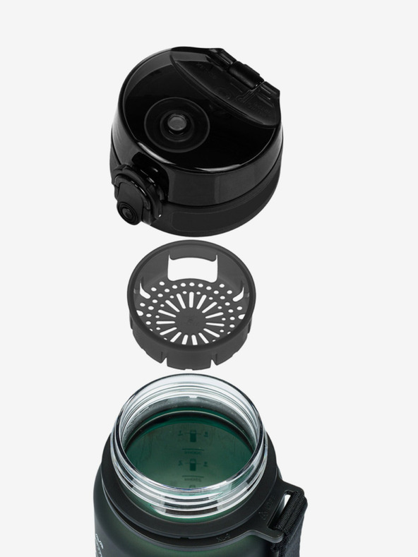 BAAGL  Zelená tritanová fľaša na pitie gradient dino, 350 ml Baagl