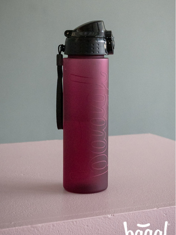 BAAGL  Červená tritanová fľaša na pitie rubínová, 700 ml Baagl