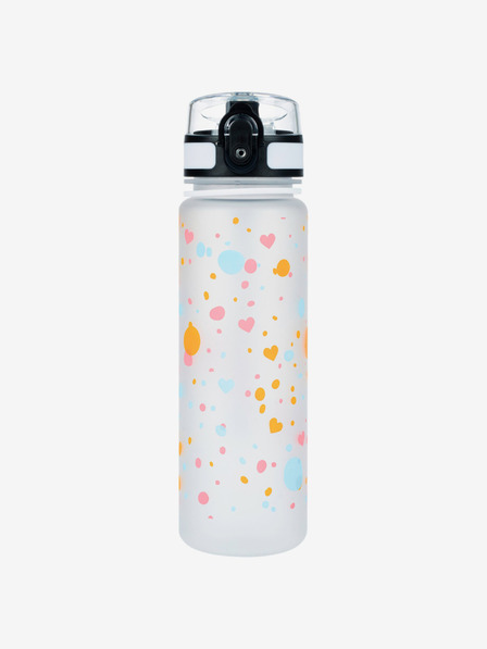 BAAGL  Biela tritanová fľaša na pitie pet, 500 ml Baagl
