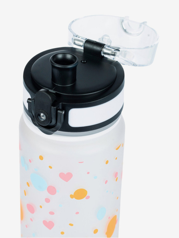 BAAGL  Biela tritanová fľaša na pitie pet, 500 ml Baagl