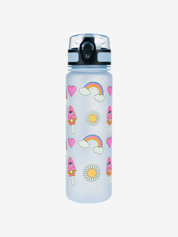 BAAGL  Modrá tritanová fľaša na pitie hippie, 500 ml Baagl