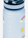BAAGL  Modrá tritanová fľaša na pitie hippie, 500 ml Baagl