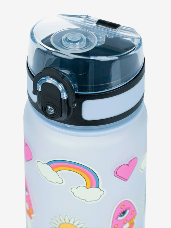 BAAGL  Modrá tritanová fľaša na pitie hippie, 500 ml Baagl