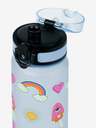 BAAGL  Modrá tritanová fľaša na pitie hippie, 500 ml Baagl