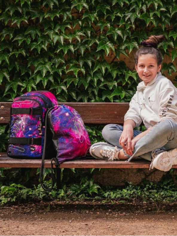 BAAGL  BAAGL Školský batoh Skate Galaxy BAAGL