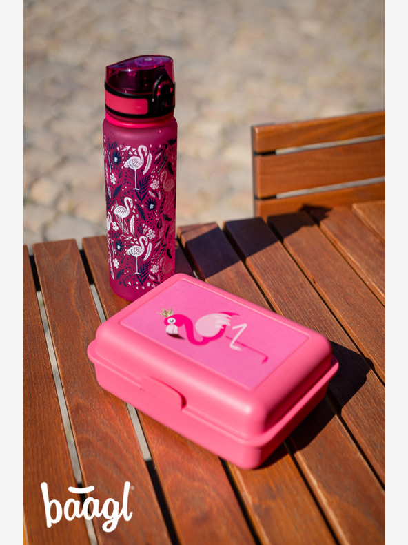 BAAGL  BAAGL Tritanová fľaša na pitie Flamingo, 500 ml BAAGL