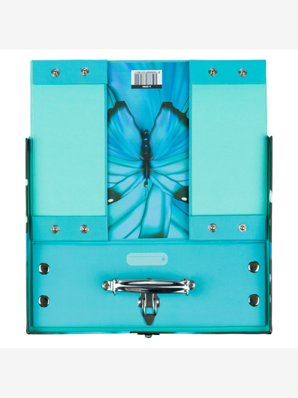 BAAGL  BAAGL Skladací školský kufrík Butterfly s kovaním BAAGL