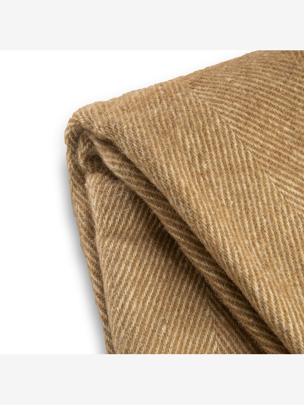 Balkanova Vlnená deka Elma XIV - pieskovo žltá