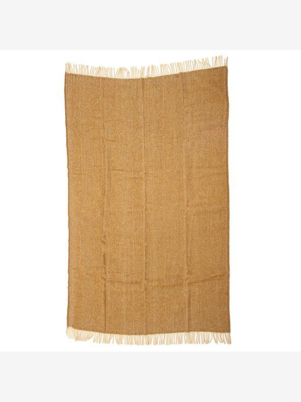 Balkanova Vlnená deka Elma XIV - pieskovo žltá