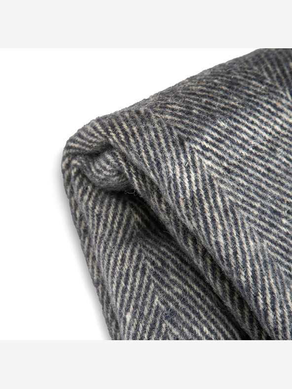 Balkanova Vlnená deka Elma XIII - tmavomodrá indigová